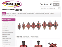 Tablet Screenshot of kingtechturbinesaustralia.com.au